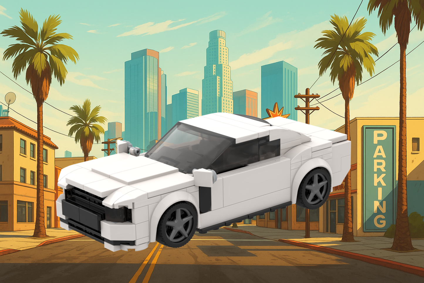 Inspired by GTA Franklins’s Bravado Buffalo S - white