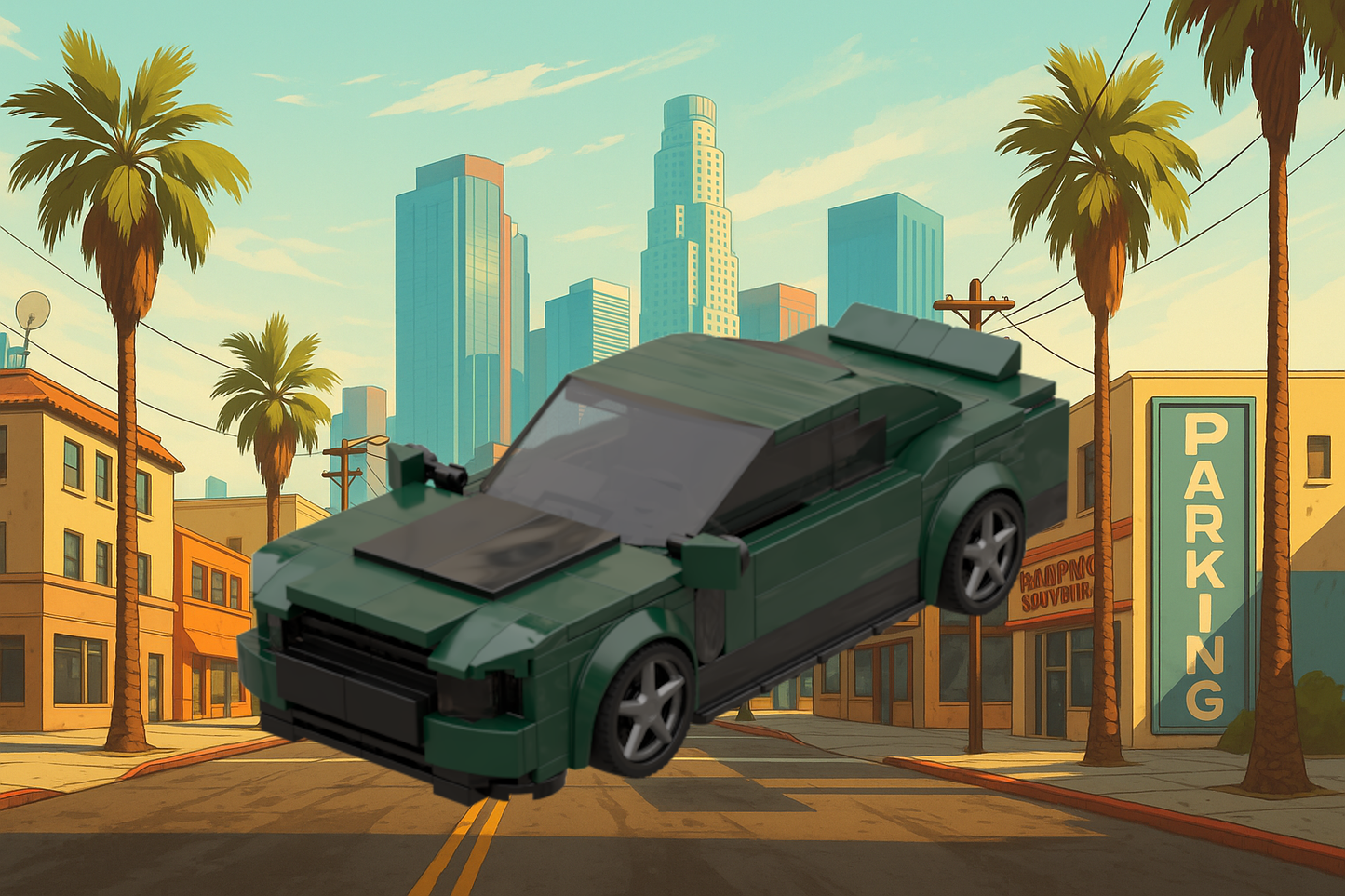 Inspired by GTA Franklins’s Bravado Buffalo S - dark green