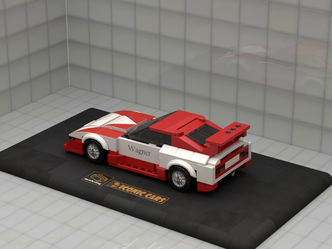 Inspired by BMW 1er Groupe 5 - red white