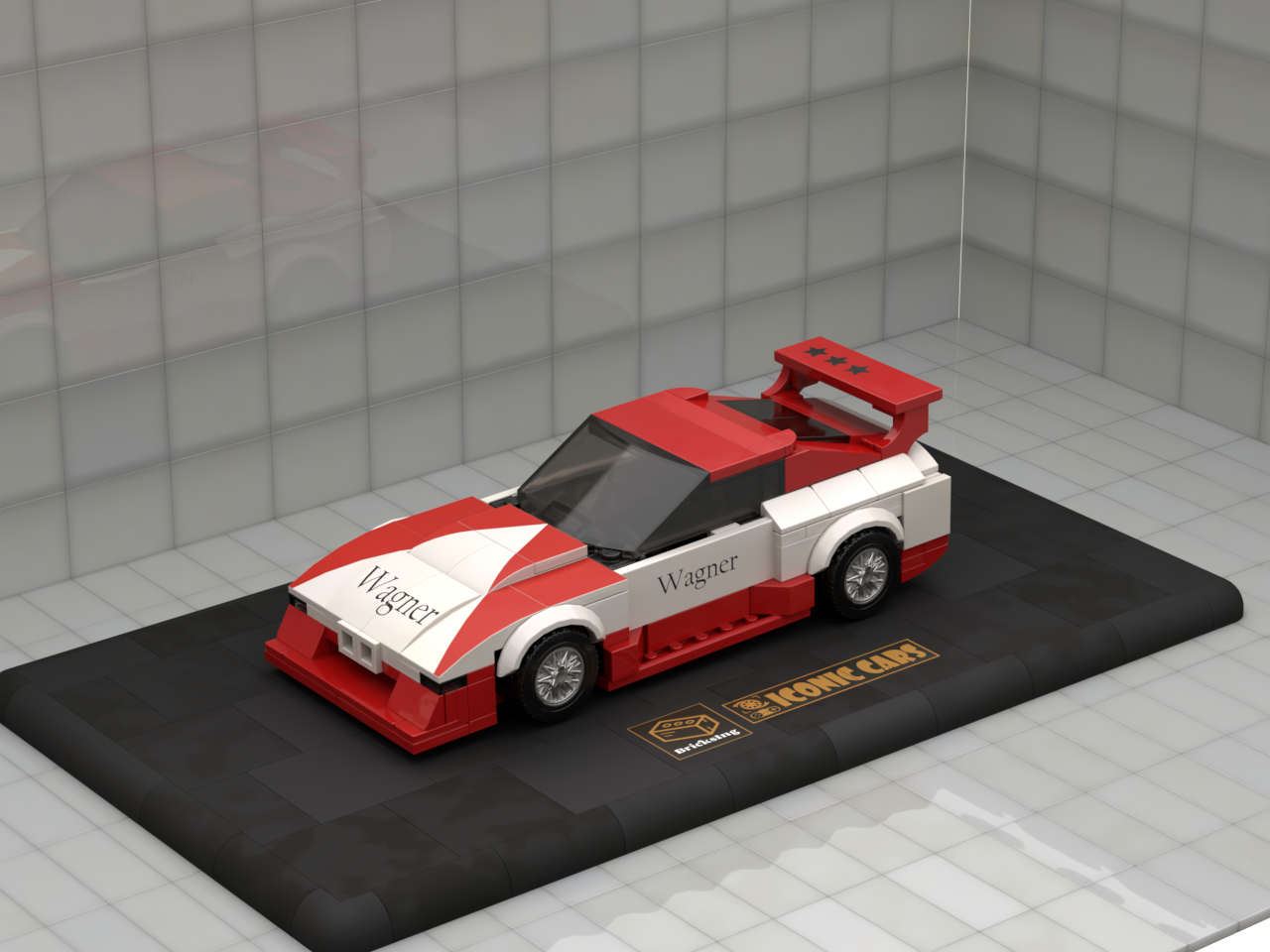 Inspired by BMW 1er Groupe 5 - red white