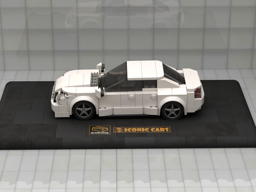 Inspired by Mercedes C Class Street Car - white