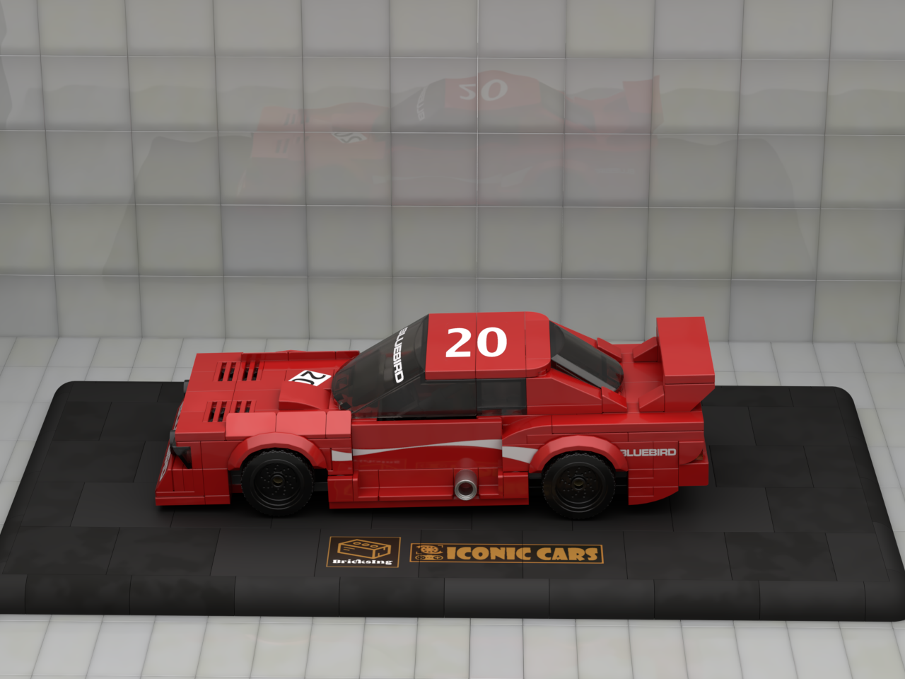 Inspired by Nissan Bluebird Super Silhouette (KY910) - red