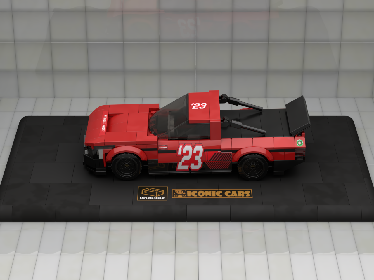 Inspired by Toyota Tundra NASCAR - red 23