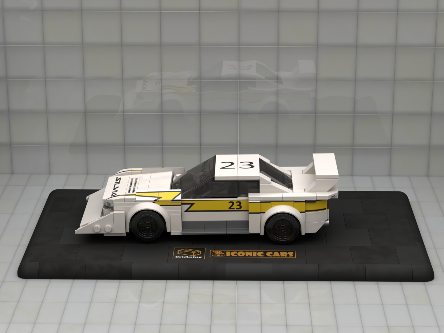 Inspired by Nissan Silvia Super Silhouette (KS110) - white
