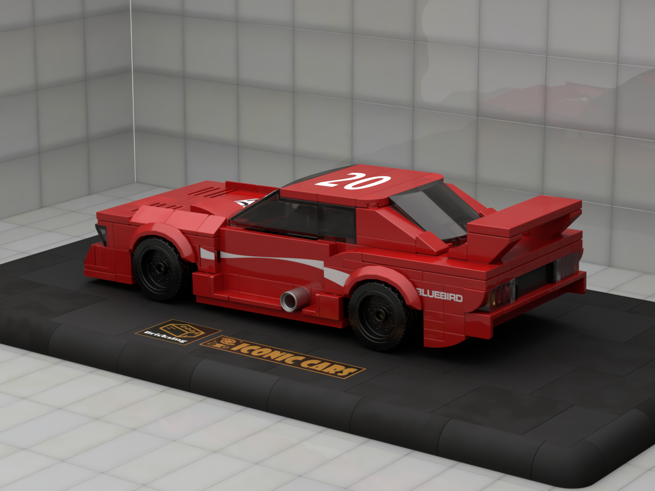 Inspired by Nissan Bluebird Super Silhouette (KY910) - red