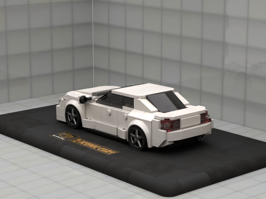 Inspired by Mercedes C Class Street Car - white