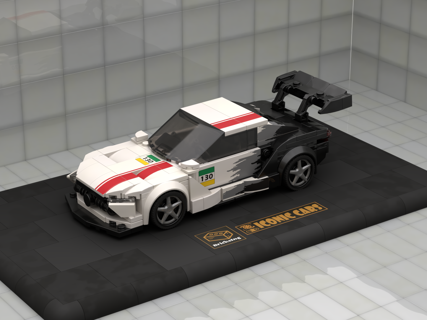 Inspired by Mercedes Benz AMG DTM - white red