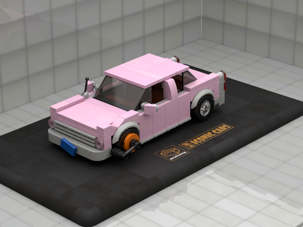 Inspired by Simpsons Homers Car - pink