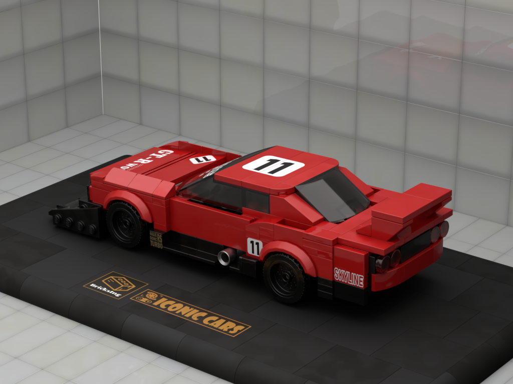 Inspired by Nissan Skyline Super Silhouette (KDR30) - red