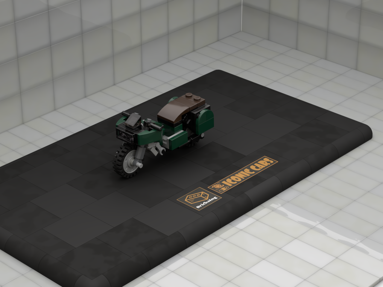Inspired by GTA Franklins’s Motorcycle Bagger - dark green