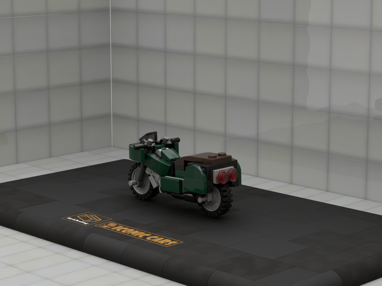 Inspired by GTA Franklins’s Motorcycle Bagger - dark green