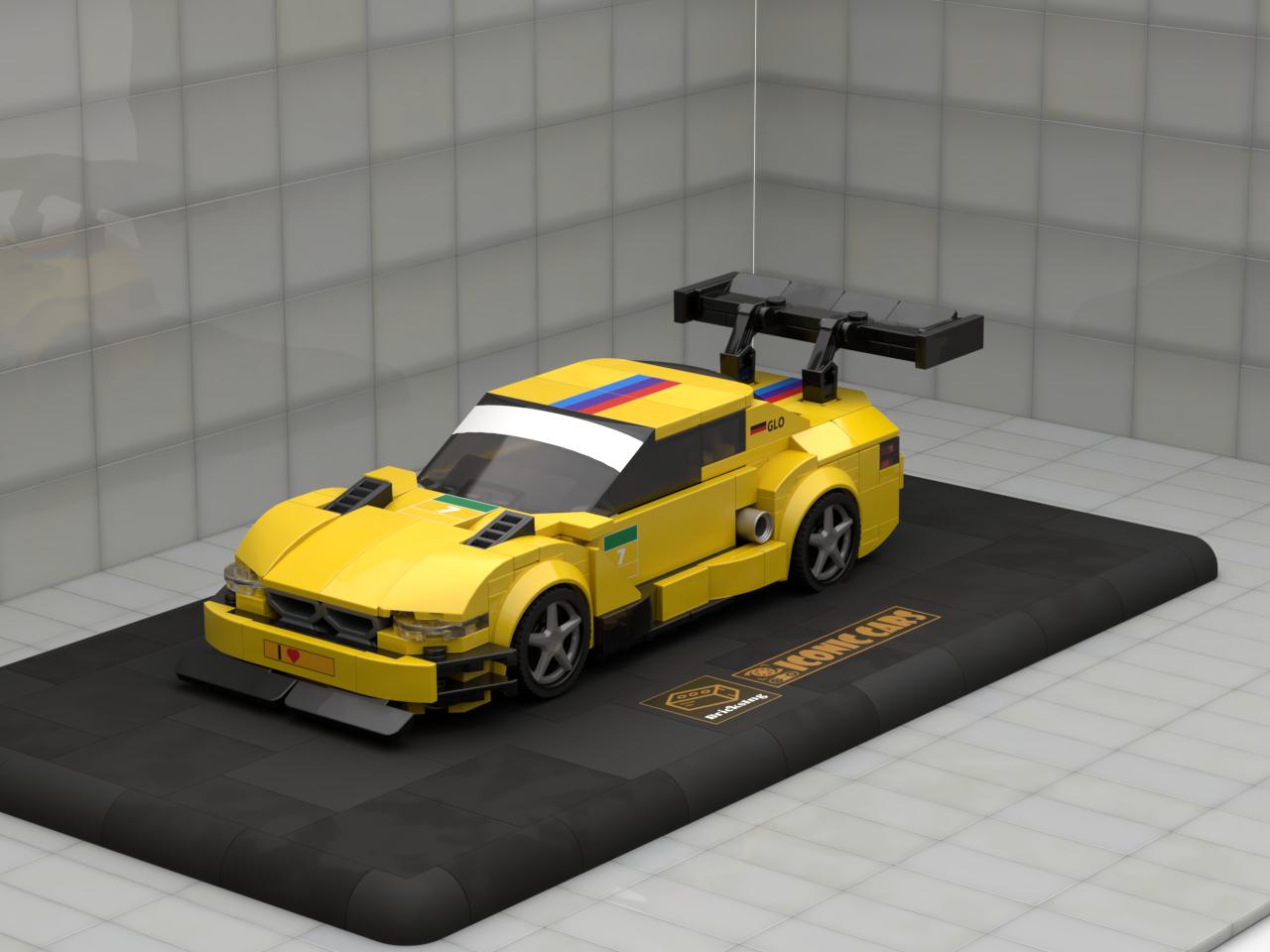 Inspired by BMW M4 DTM - yellow