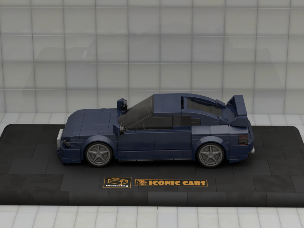 Inspired by Opel Calibra Street Car - darkblue