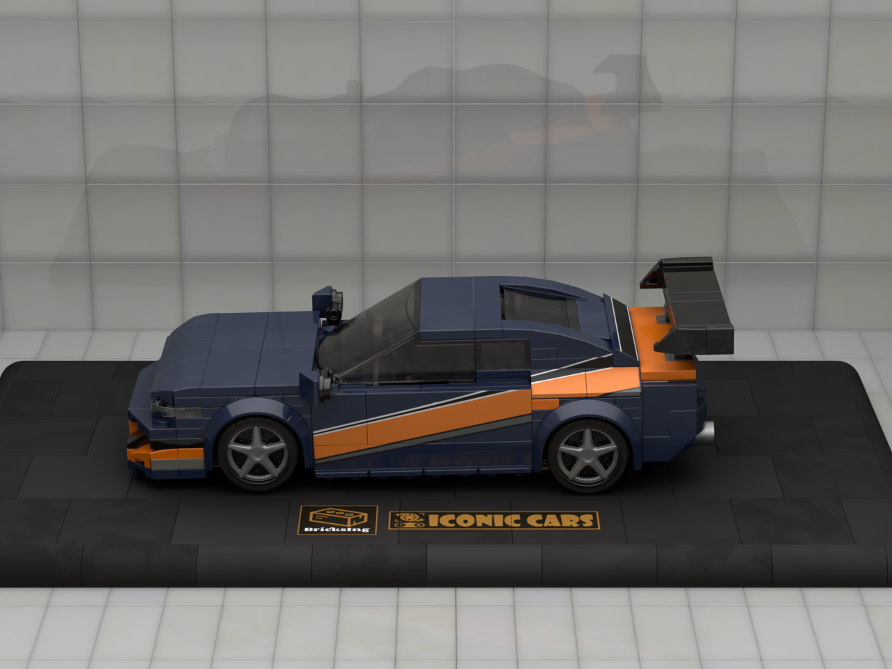 Inspired by Nissan Silvia from Tokyo Drift - dark blue