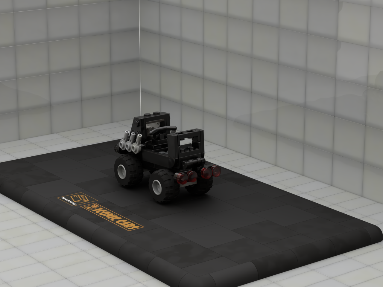 Inspired by GTA Trevor’s Quad Hot Rod Blazer - black