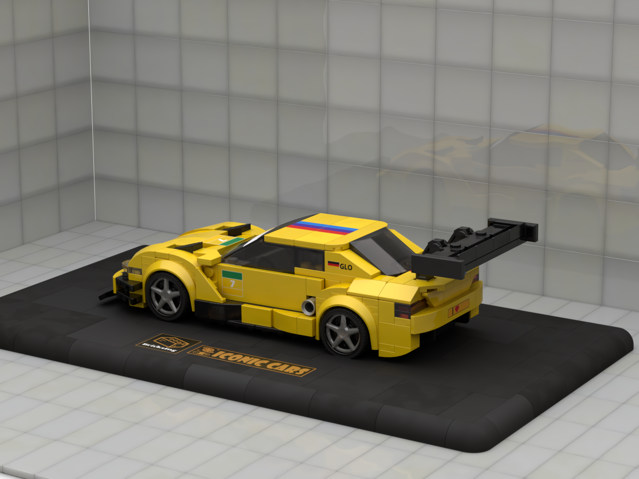 Inspired by BMW M4 DTM - yellow