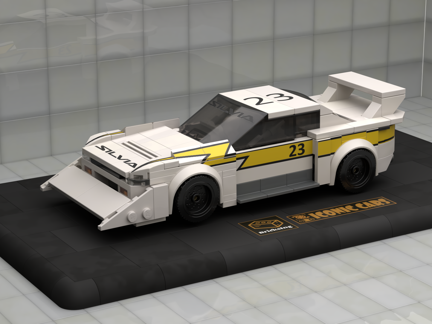 Inspired by Nissan Silvia Super Silhouette (KS110) - white