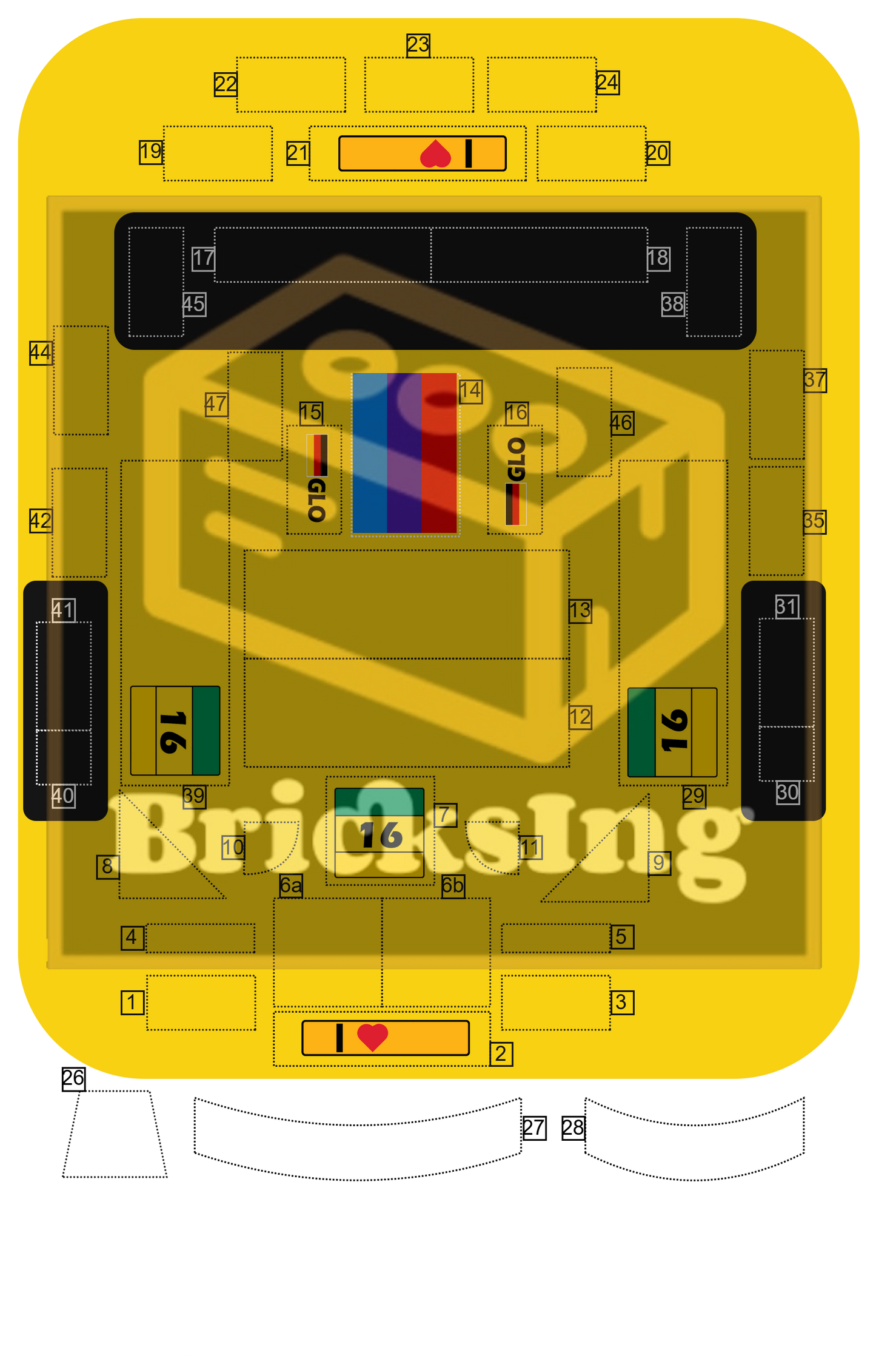 Sticker für Inspired by BMW M4 DTM - yellow