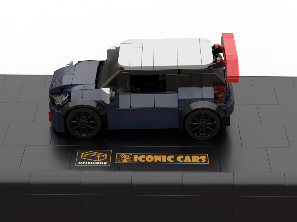 Mini Car - dark blue / grey