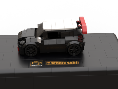 Mini Car - black / white