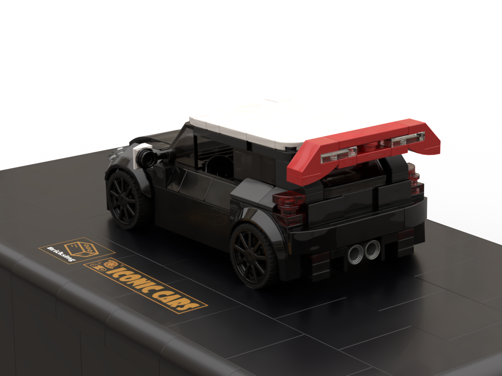 Mini Car - black / white