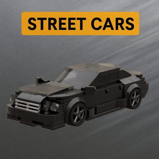 Inspired by Mercedes C Class Street Car - black