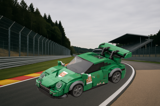 Inspired by Porsche 911 RSR - green