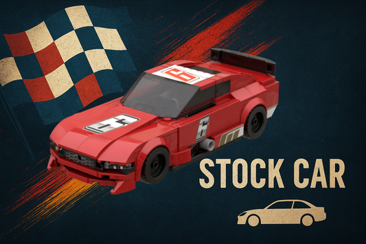 Inspired by Ford Mustang NASCAR - red 06