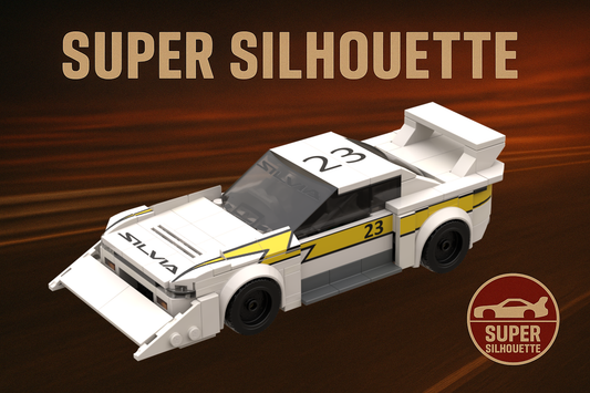 Inspired by Nissan Silvia Super Silhouette (KS110) - white