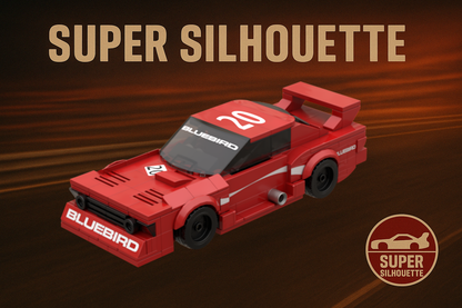 Inspired by Nissan Bluebird Super Silhouette (KY910) - red