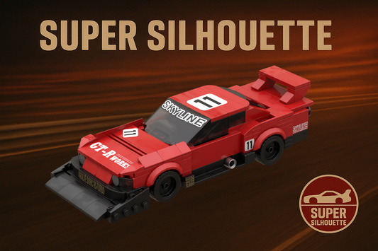 Inspired by Nissan Skyline Super Silhouette (KDR30) - red