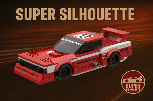 Inspired by Nissan Bluebird Super Silhouette (KY910) - red white