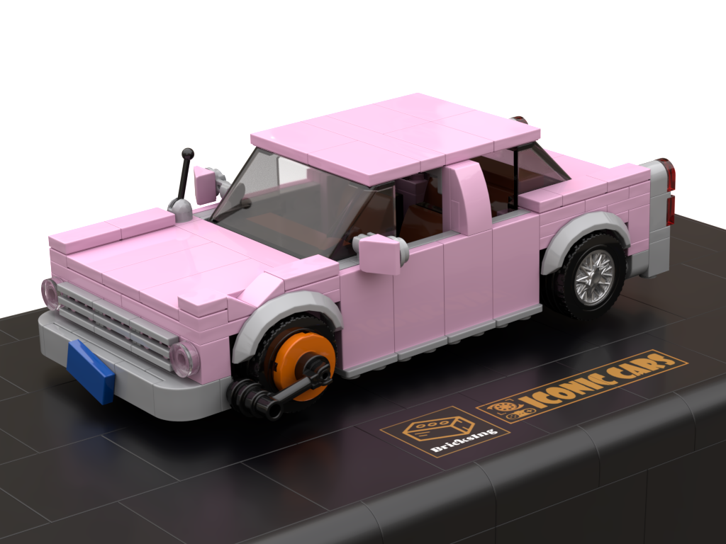 Homer Car from Springfield - pink