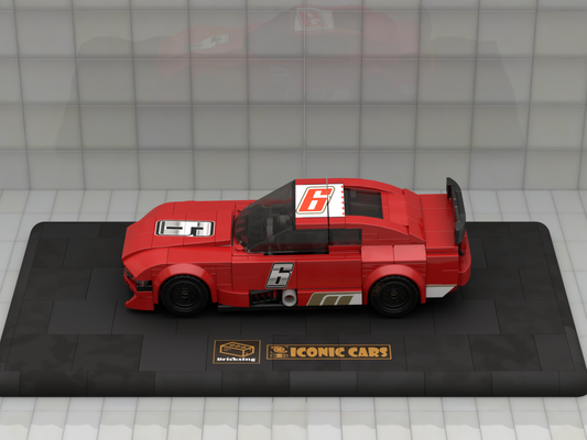 Inspired by Ford Mustang NASCAR - red 06