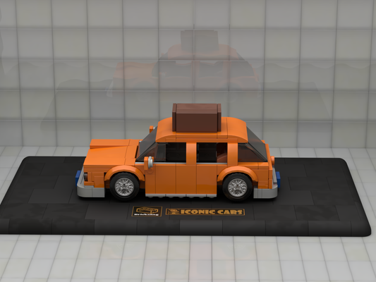 Inspired by Simpsons Marchs Car - orange