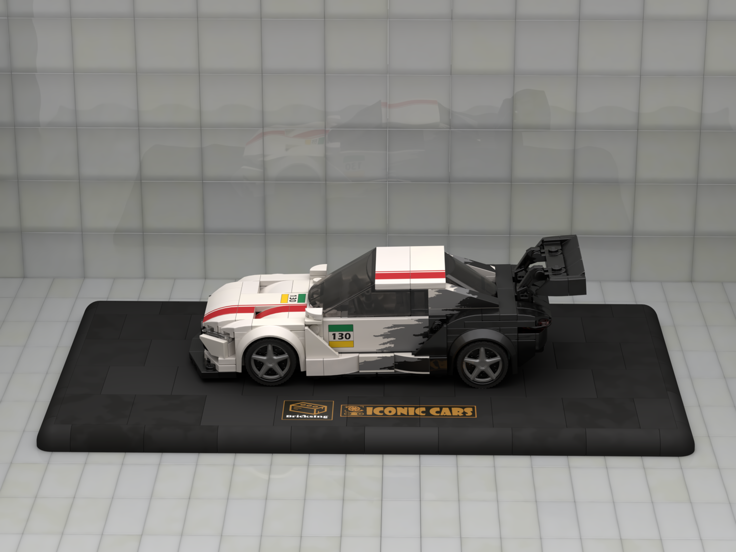 Inspired by Mercedes Benz AMG DTM - white red