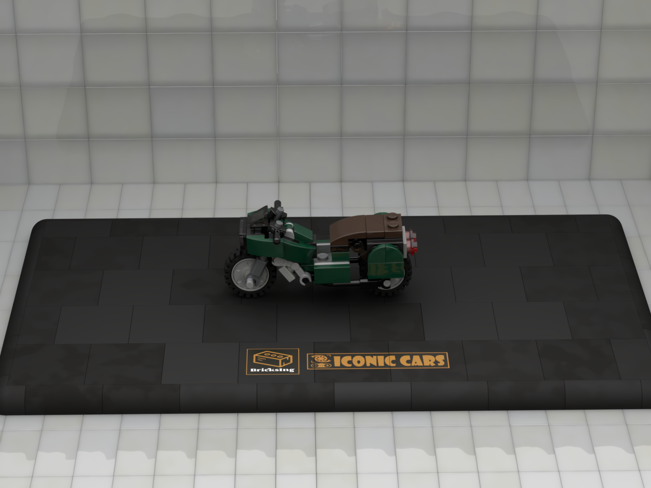 Inspired by GTA Franklins’s Motorcycle Bagger - dark green