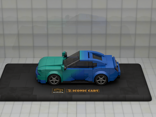Inspired by Ford Mustang - blue turquoise