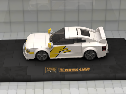 Inspired by Opel Calibra Street Car - white yellow