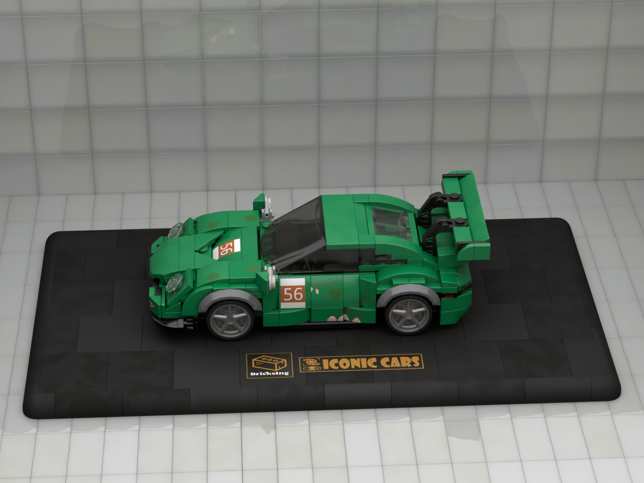 Inspired by Porsche 911 RSR - green