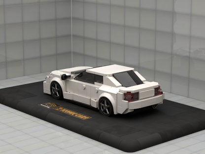 Inspired by Mercedes C Class Street Car - white