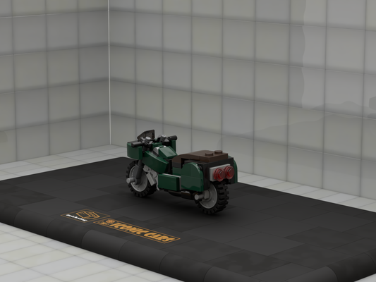Inspired by GTA Franklins’s Motorcycle Bagger - dark green