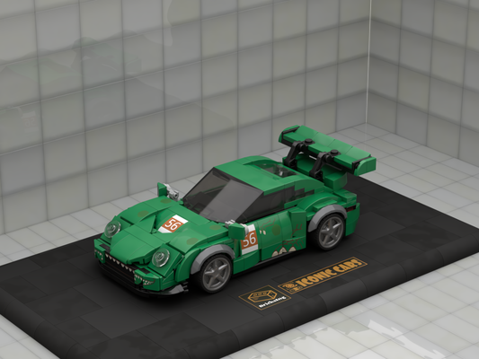 Inspired by Porsche 911 RSR - green
