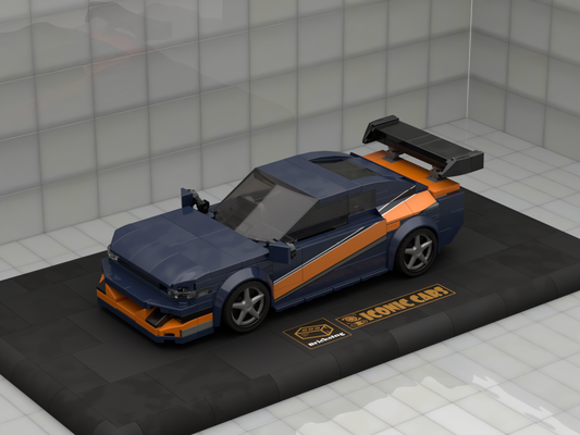 Inspired by Nissan Silvia from Tokyo Drift - dark blue