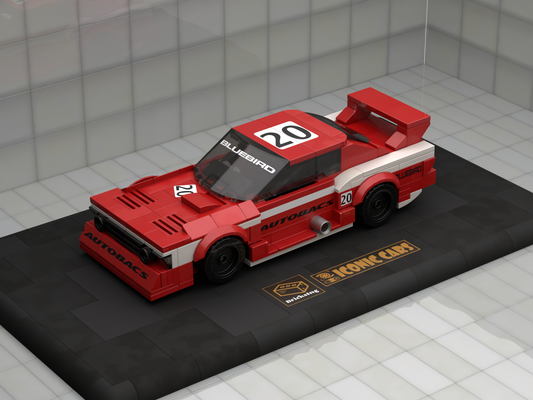 Inspired by Nissan Bluebird Super Silhouette (KY910) - red white