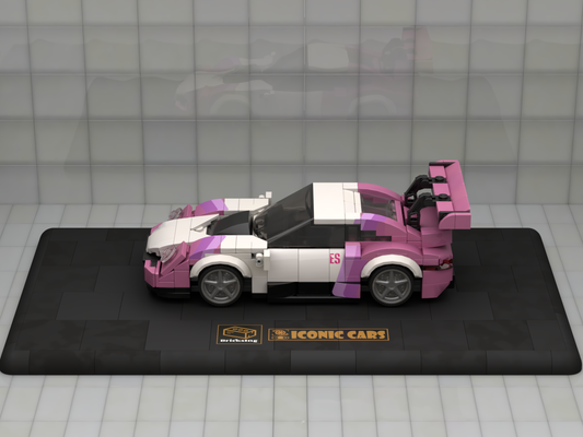Inspired by Porsche 911 RSR - white pink
