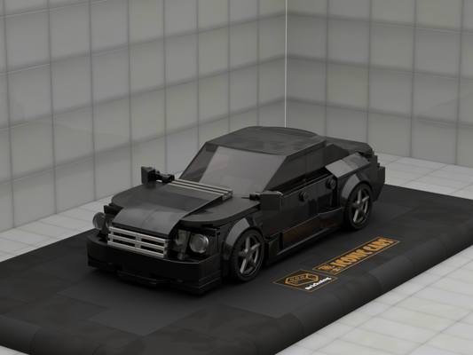 Inspired by Mercedes C Class Street Car - black