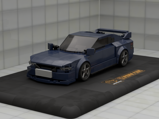 Inspired by Opel Calibra Street Car - darkblue