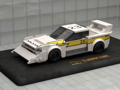 Inspired by Nissan Silvia Super Silhouette (KS110) - white