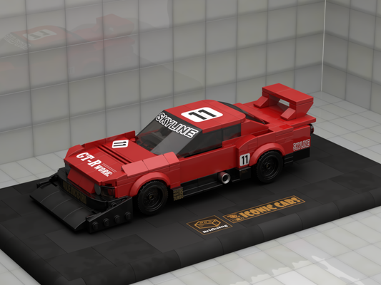 Inspired by Nissan Skyline Super Silhouette (KDR30) - red